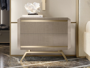 ROBERTO BARNINI - Rectangular honeycomb bedside table by Barnini Oseo - view 2